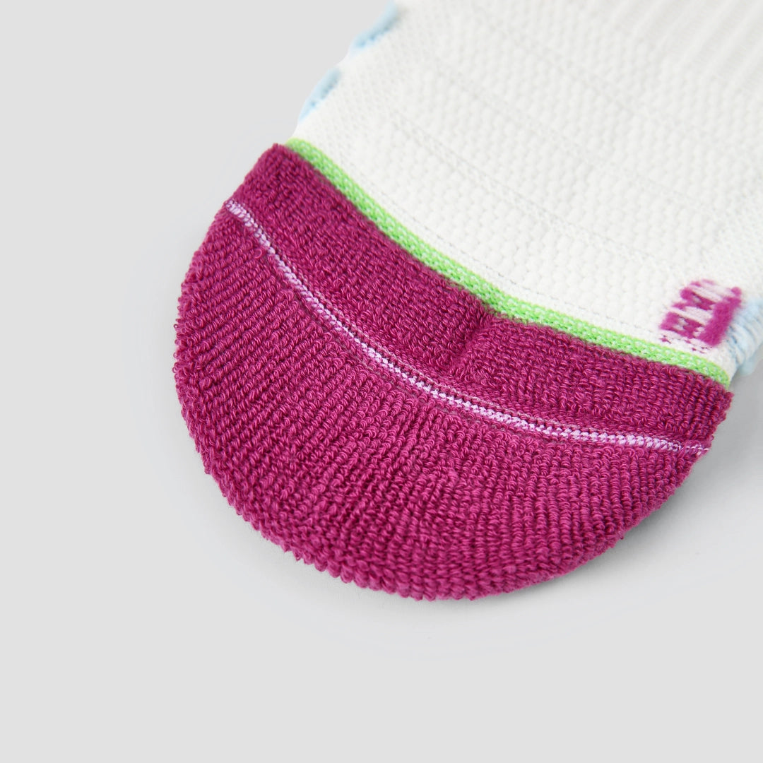 Cushioned Crew Socks - White