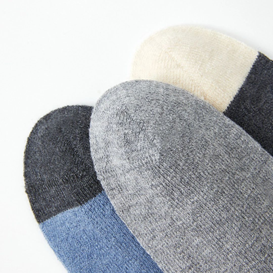 Kid's Winter Wool Blend Thermal Crew Socks 5-Pack