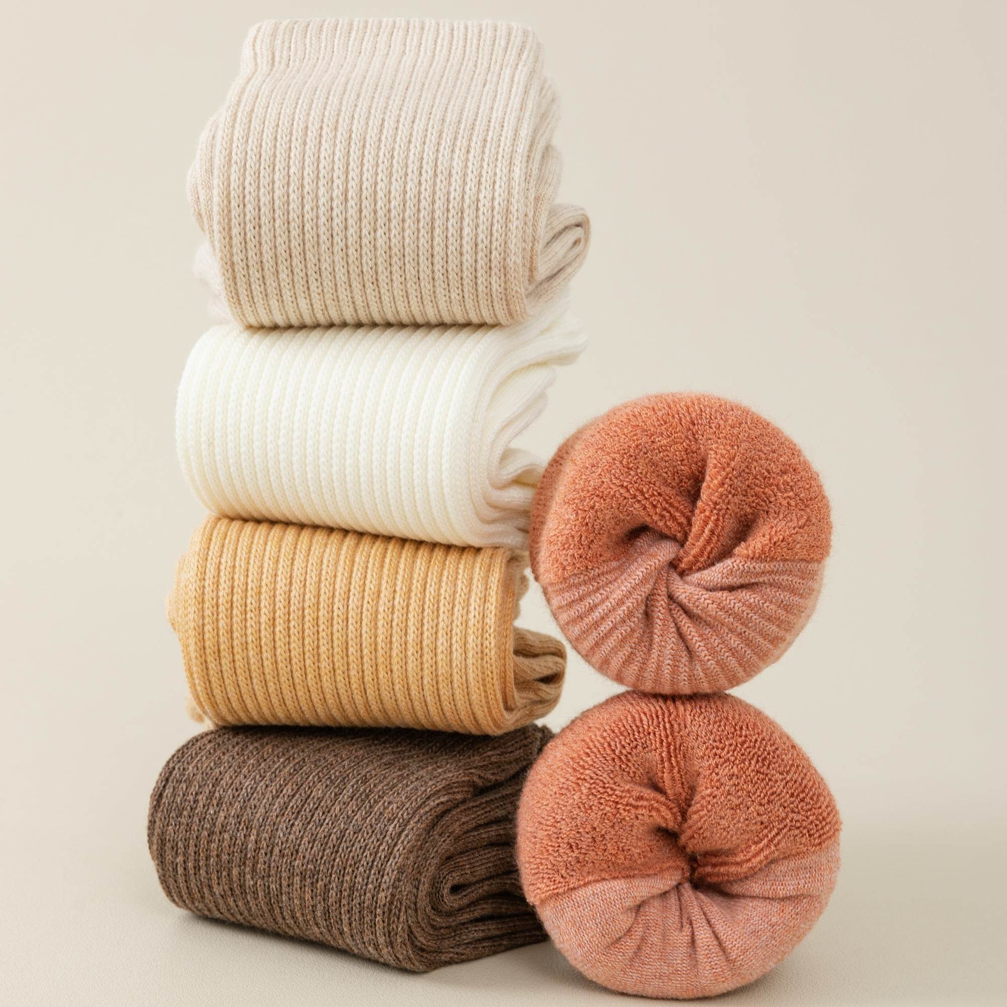 Women's Cloud-Terry Cushioned Crew Socks - 5 Pairs