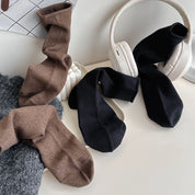 Women's 98% Cotton Classic Roll Top Slouch Crew Socks - product photo showing soft cotton-rich comfort