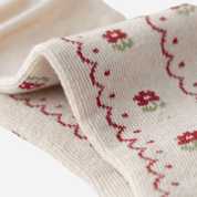 Kid's Girls' Bunny & Floral Crew Socks - 5 Pairs - Weavasocks