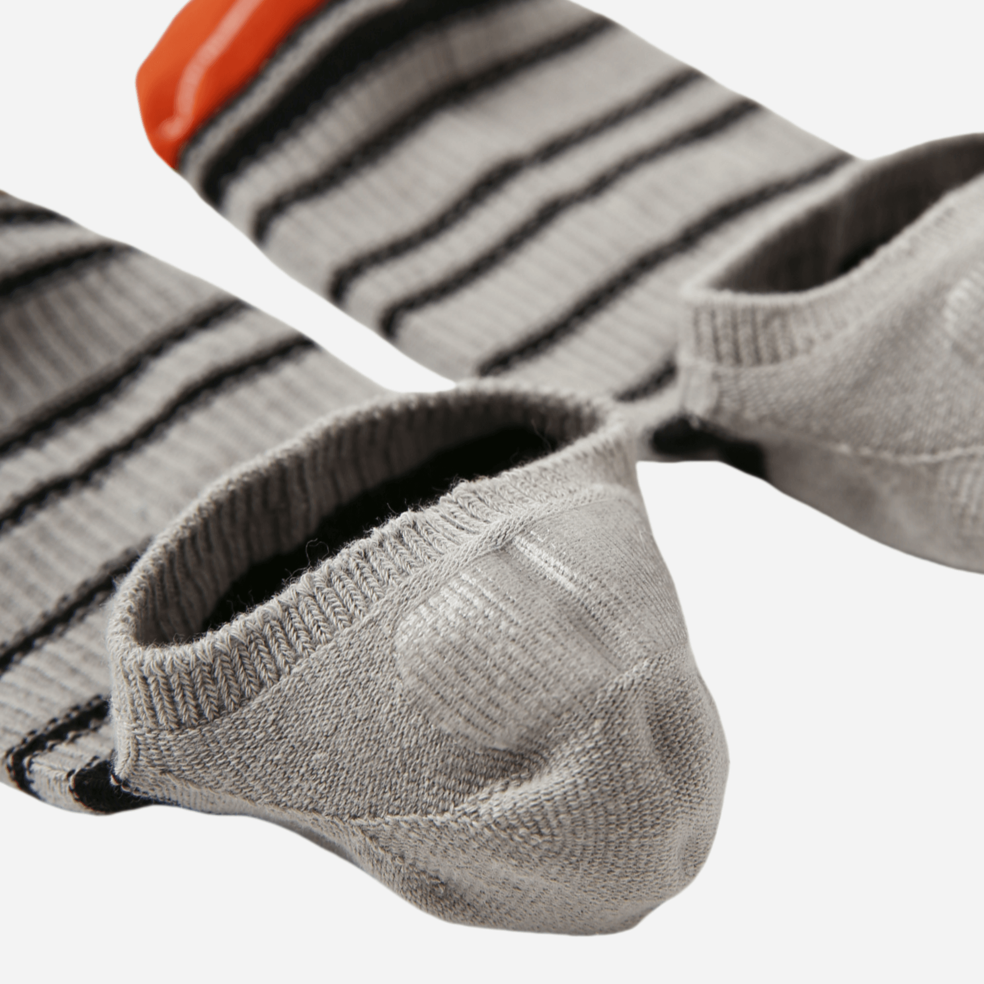 Women's Textured Color Block No-Show Socks - 3 Pairs