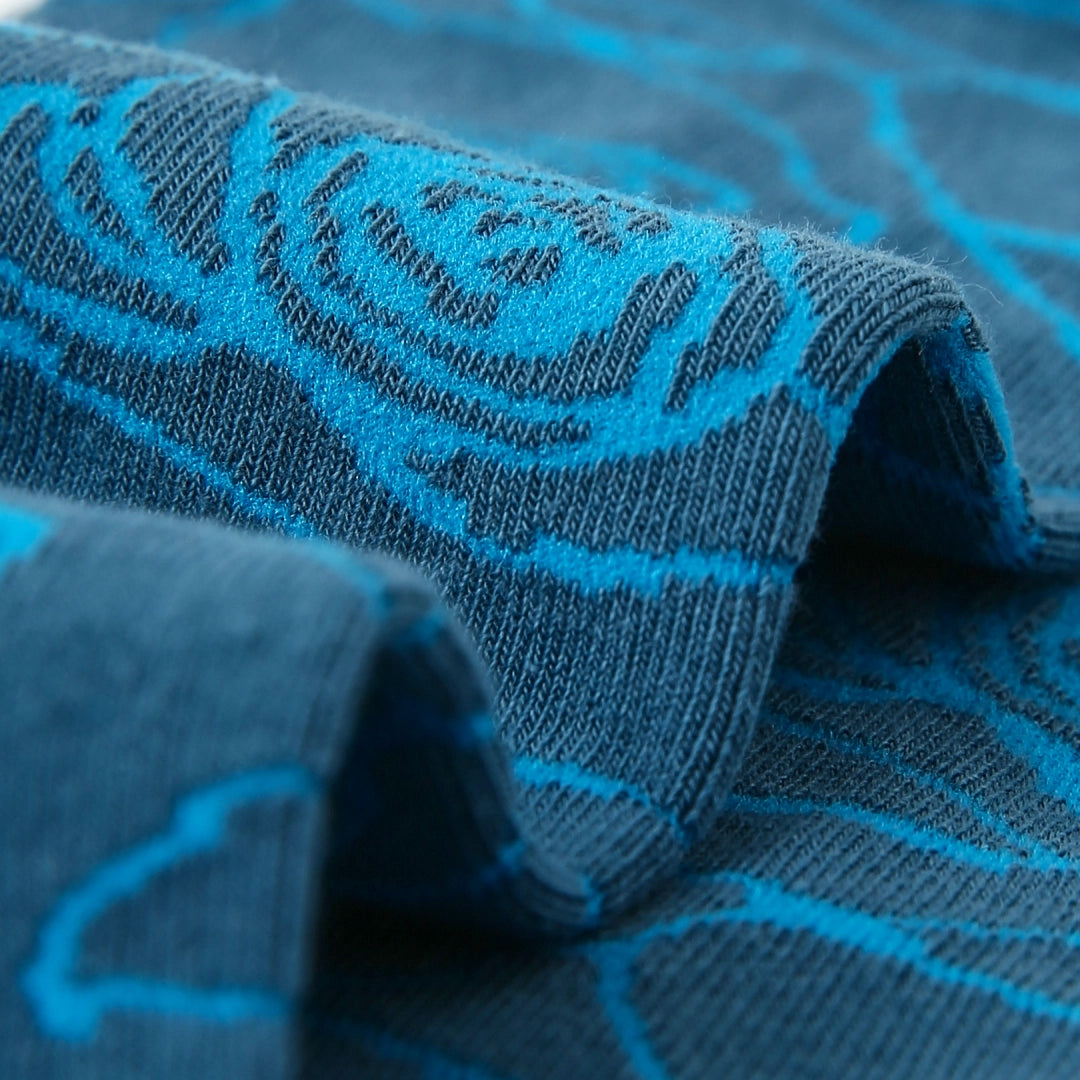 Textured Floral Socks