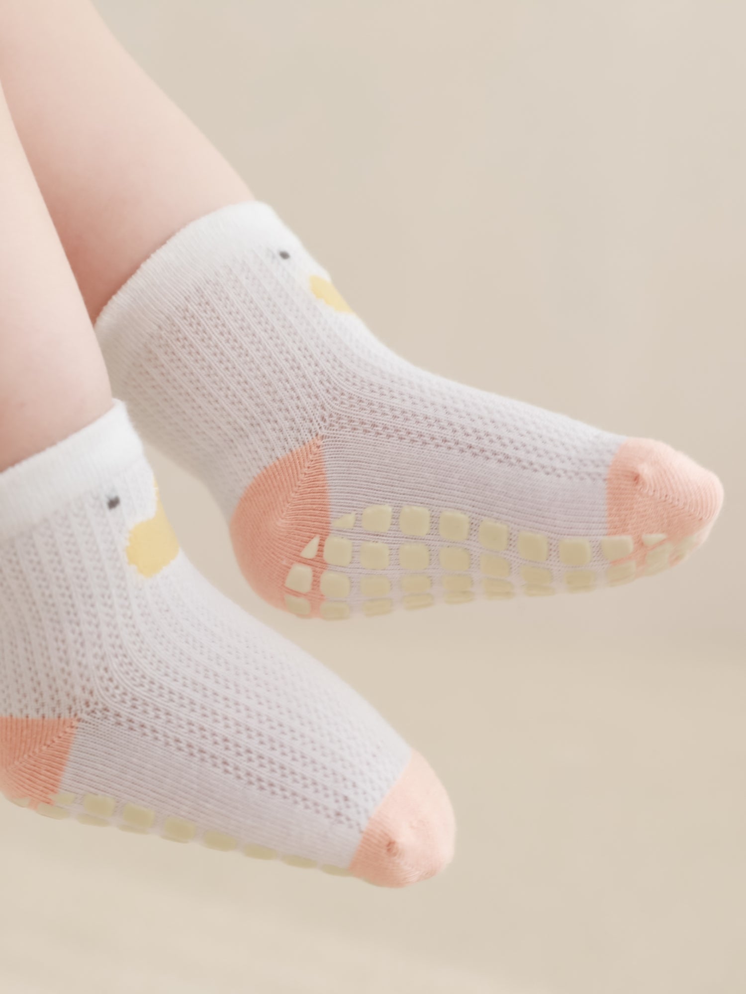 Babies' Mesh Grip Socks-3 Pack