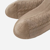 Kid's Girls' Earthy Bow Crew Socks - 3 Pairs