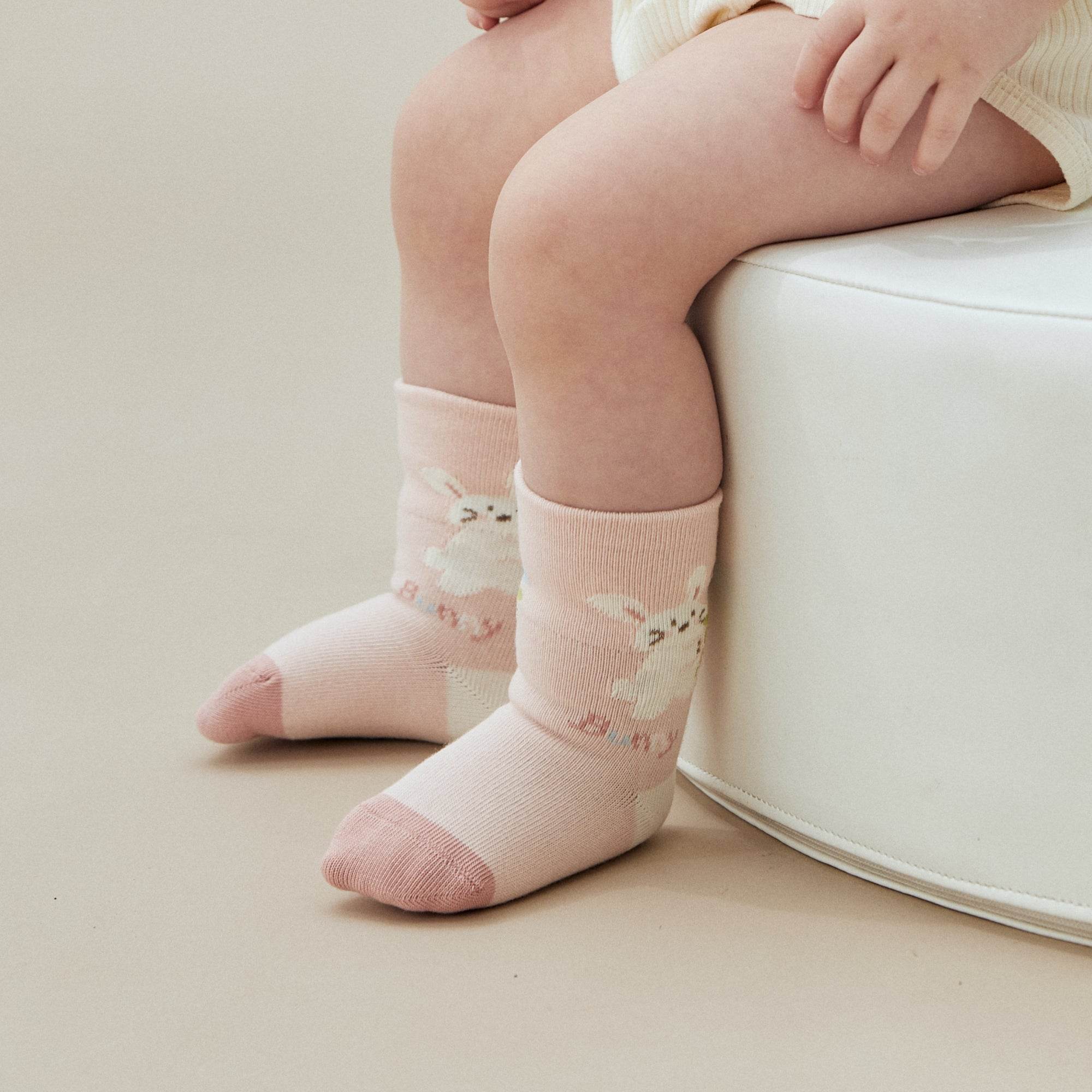 Babies The Cottontail Crew Socks-4 pack - Weavasocks