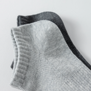 "Titan Mesh" Big & Tall Men's Low-Cut Socks - product photo showing breathable mesh comfort