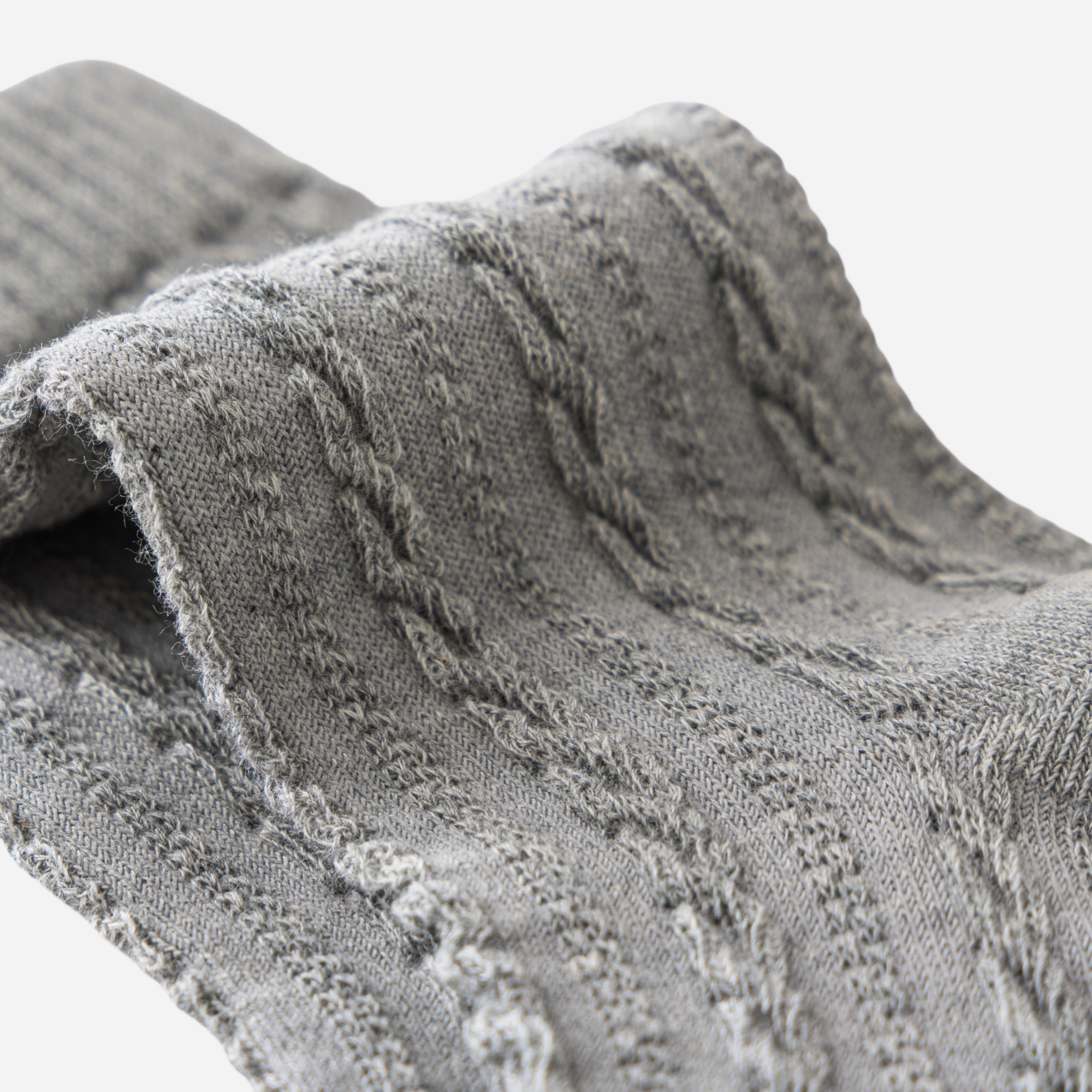 Kid's Classic Cable-Knit Crew Socks - 5 Pairs