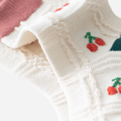 Kid's Girls' Bear & Berry Crew Socks - 5 Pairs - Weavasocks