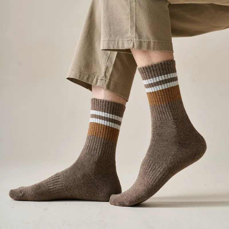Men's Retro Sport Pima Crew Socks