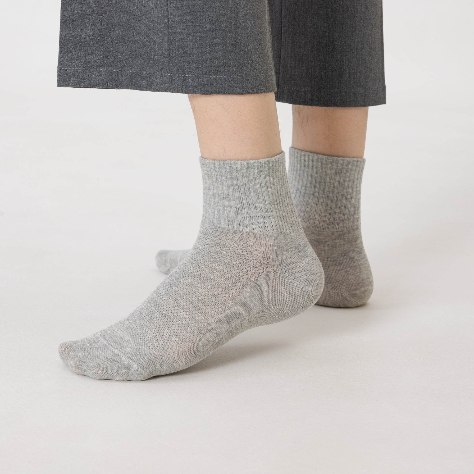 Men's Air-Mesh Ventilated Socks-5 Pack