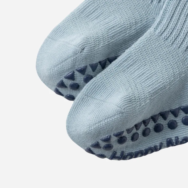 Babies Color Cuff Grip Socks-4 Pairs