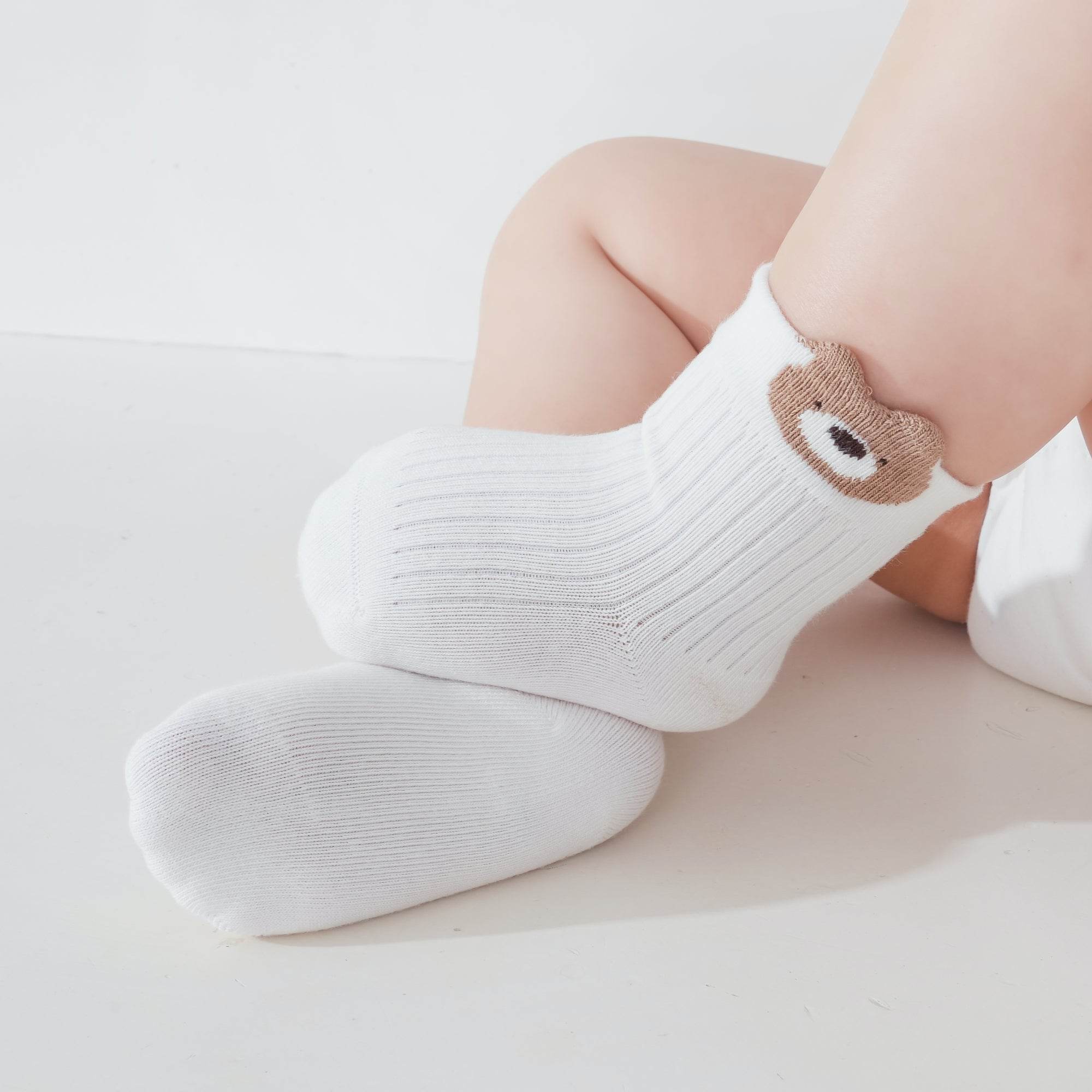 Babies Animal Cuffed Socks-3 pack - Weavasocks