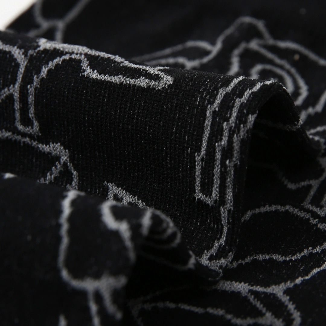 Women's Sheer Graphic Rose Calf Socks - product photo showing seamless stretch comfort
