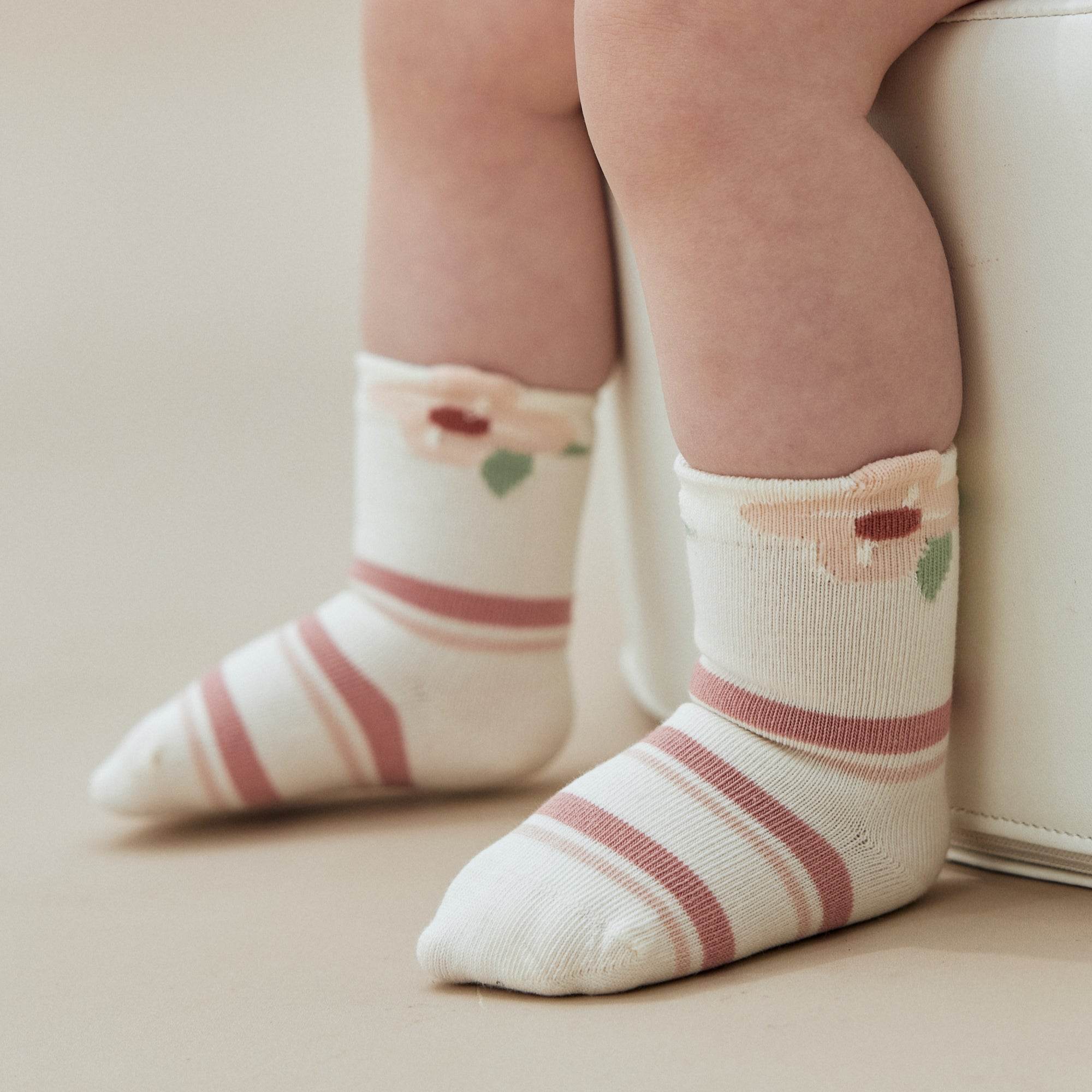 Babies The Sweet Pea Socks-4 pack - Weavasocks
