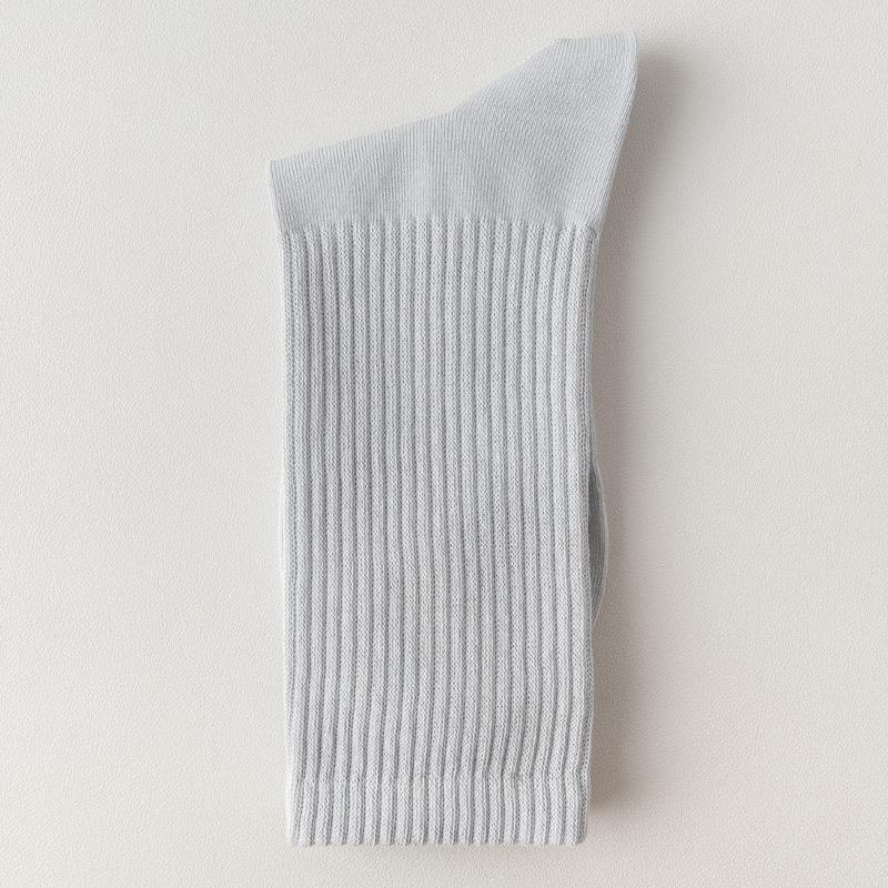 Men's 92% Cotton Ribbed Tall Crew Socks