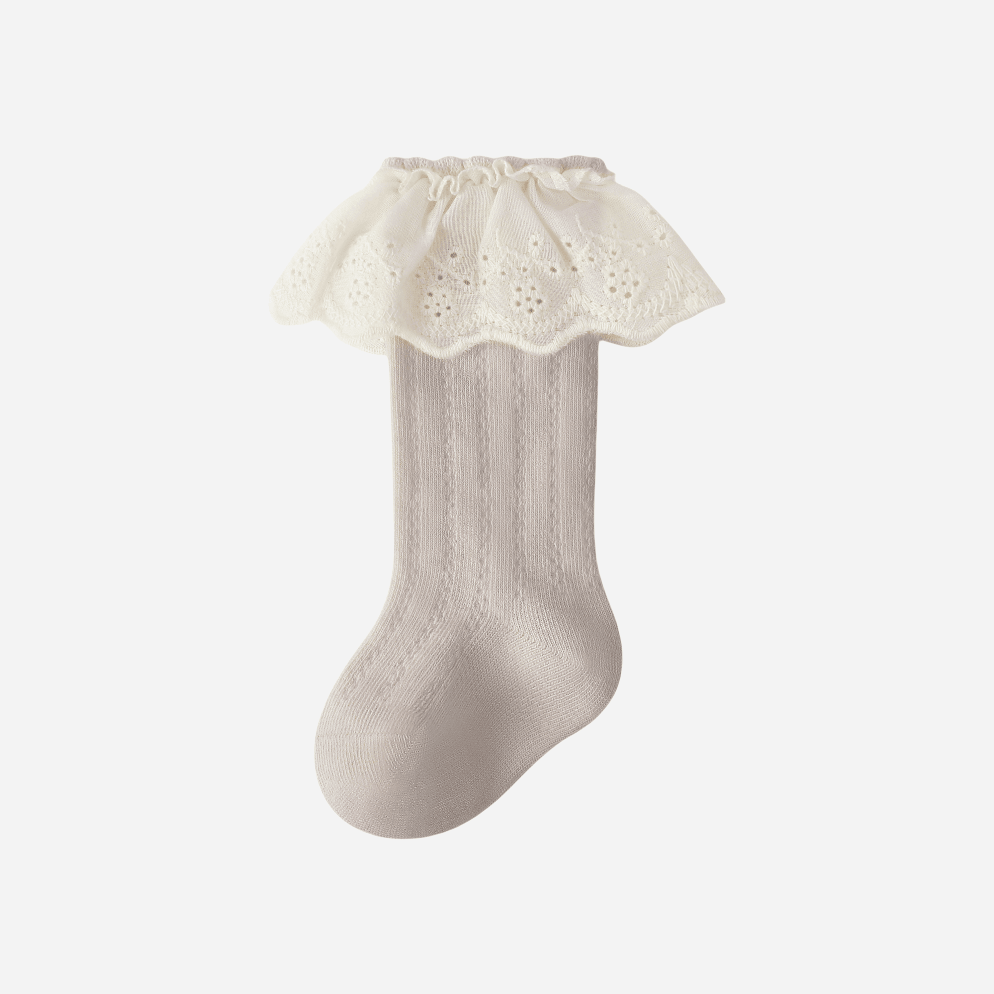 Babies Victorian Lace Knee Highs-3 Pack - Weavasocks