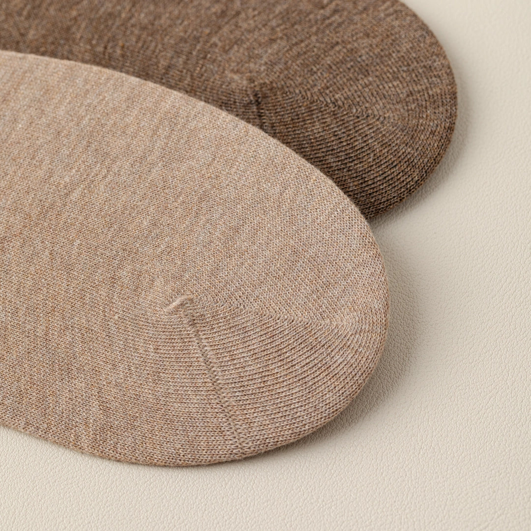 Men's 92% Cotton Heather Invisible Socks