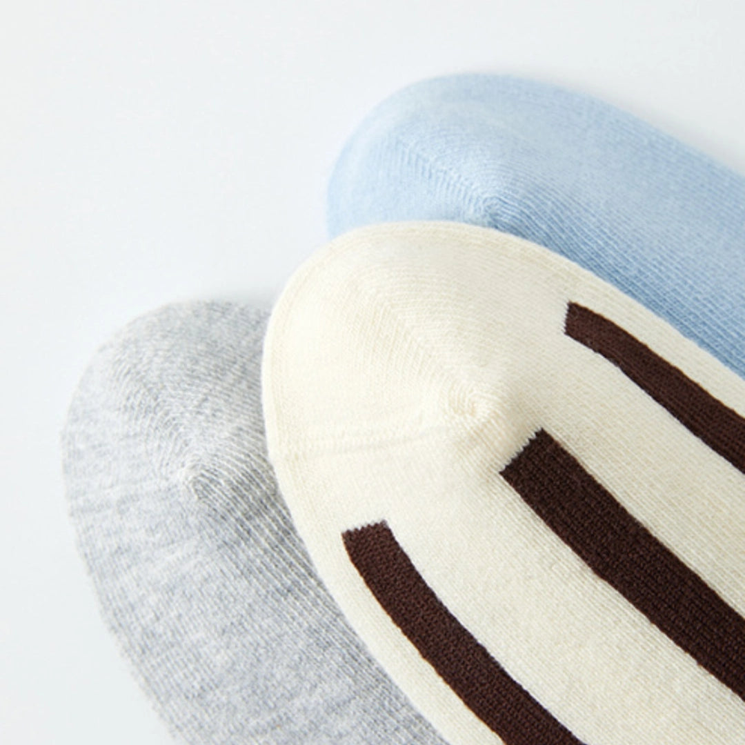 Kid‘s Winter Story 3D Lion & Scarf Cotton Socks (5-Pack)