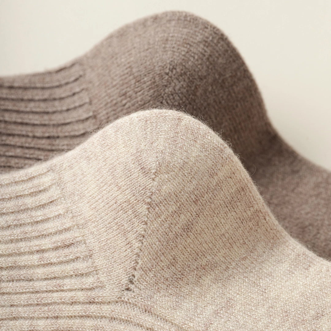 41% Wool Brushed "Fuzzy" Slouch Socks