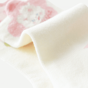 Kid's Girls' Dainty Floral & Bear Crew Socks - 5 Pairs - Weavasocks