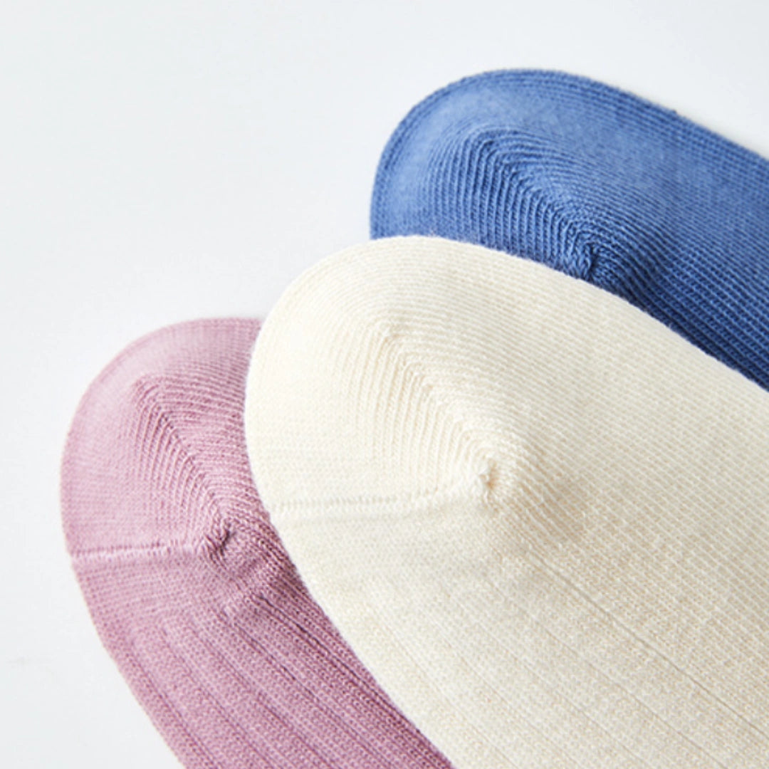 Kid‘s Retro Color-Block 97.1% Cotton Crew 5-Pack