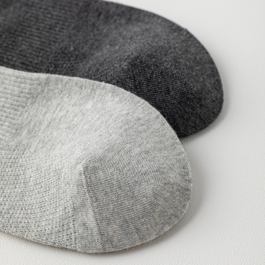 Men's 98% Cotton Breathable Mesh Ankle Socks - product photo showing breathable mesh comfort