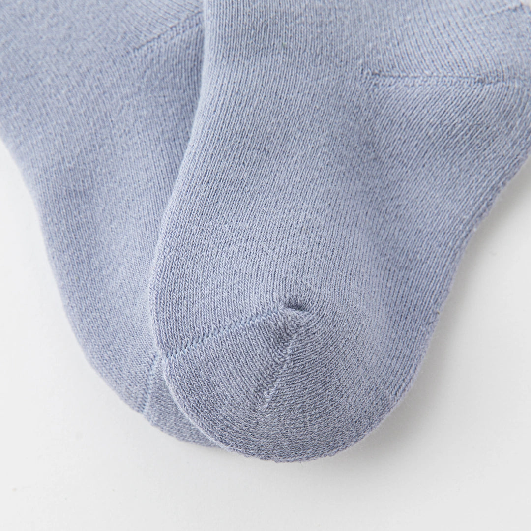 Baby’s Fuzzy Terry Bear Embroidery Socks 3-Pack