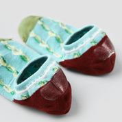 Patterned No-Show Socks