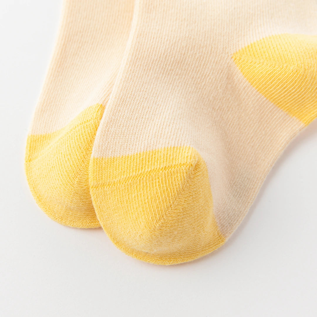 Baby & Toddler Forest Bear Pattern Knee-High Socks 3-Pack - sock set showing secure grip comfort