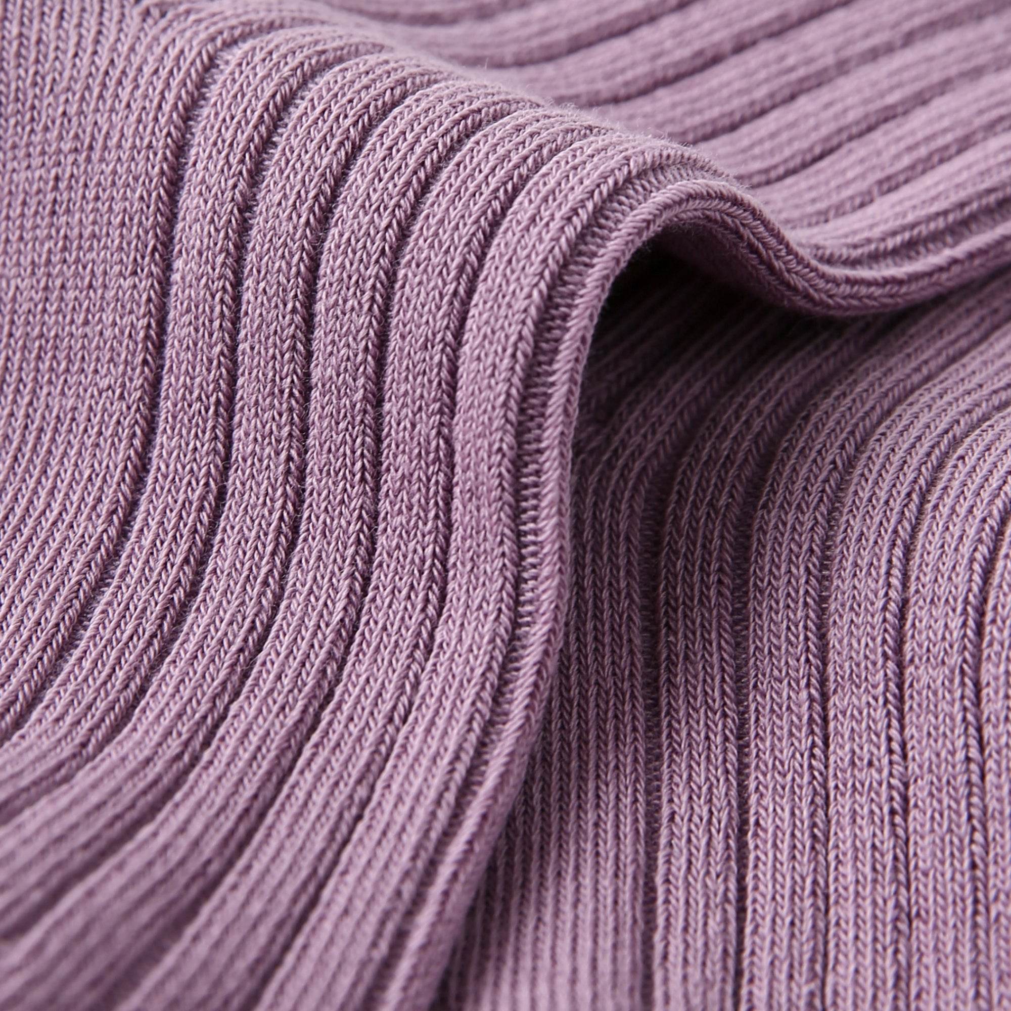 Kid's Classic Solid Color Ribbed Socks D - 5 Pairs - Weavasocks