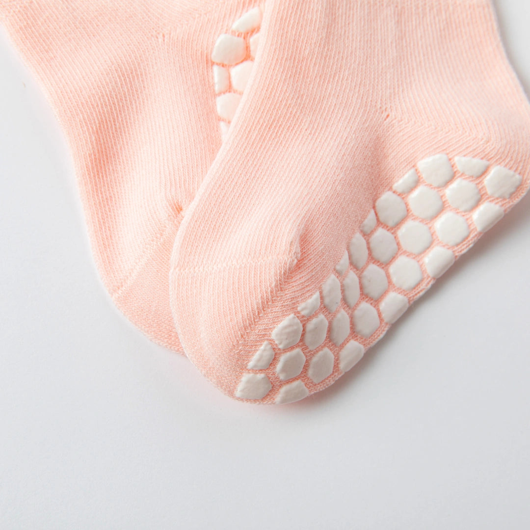 Baby’s Crawl Master' Knee-Pad & Dual Grip Socks 3-Pack