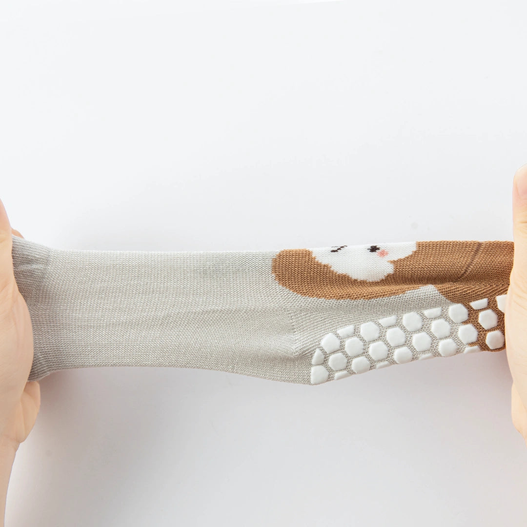 Baby’s Toe-Cap Friends Non-Slip Socks 4-Pack