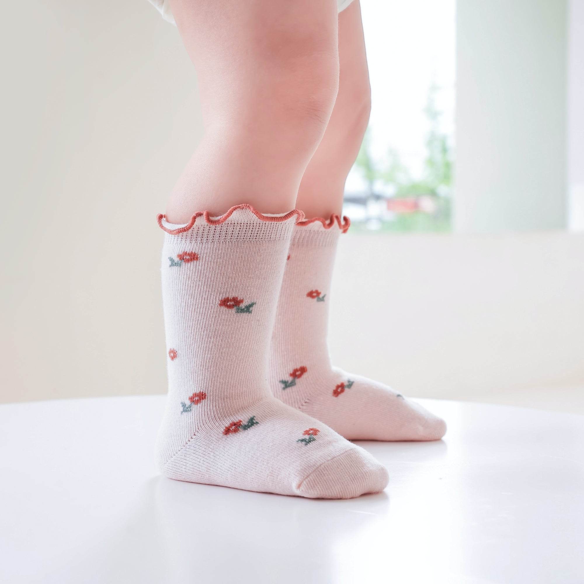 Babies The Wildflower Socks-3 pack - Weavasocks