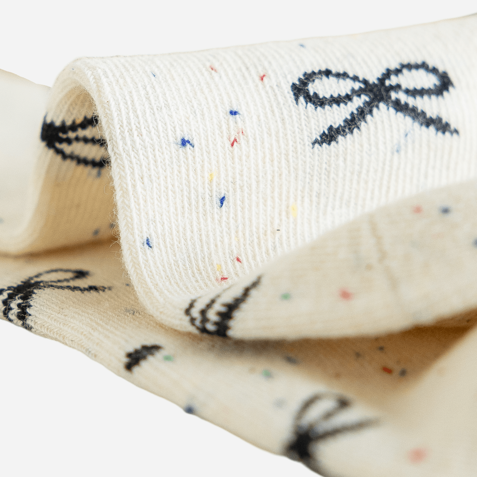 Kid's Confetti Bow Crew Socks - 5 Pairs - Weavasocks
