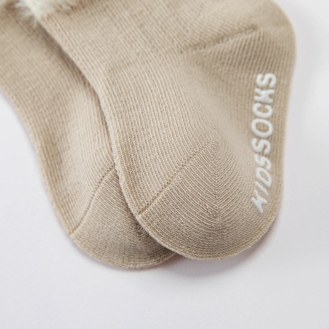 Baby’s Snowy Day' Fuzzy Chenille Cuff Boot Socks