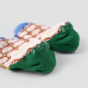 Women's Designer Jacquard No-Show Socks (5-Pack) - sock set showing secure grip comfort