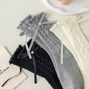 Kid's Ruffle Cuff Knit Socks - 3 Pairs - Weavasocks