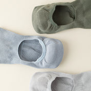 Men's 92% Cotton Breathable Mesh Boat Socks