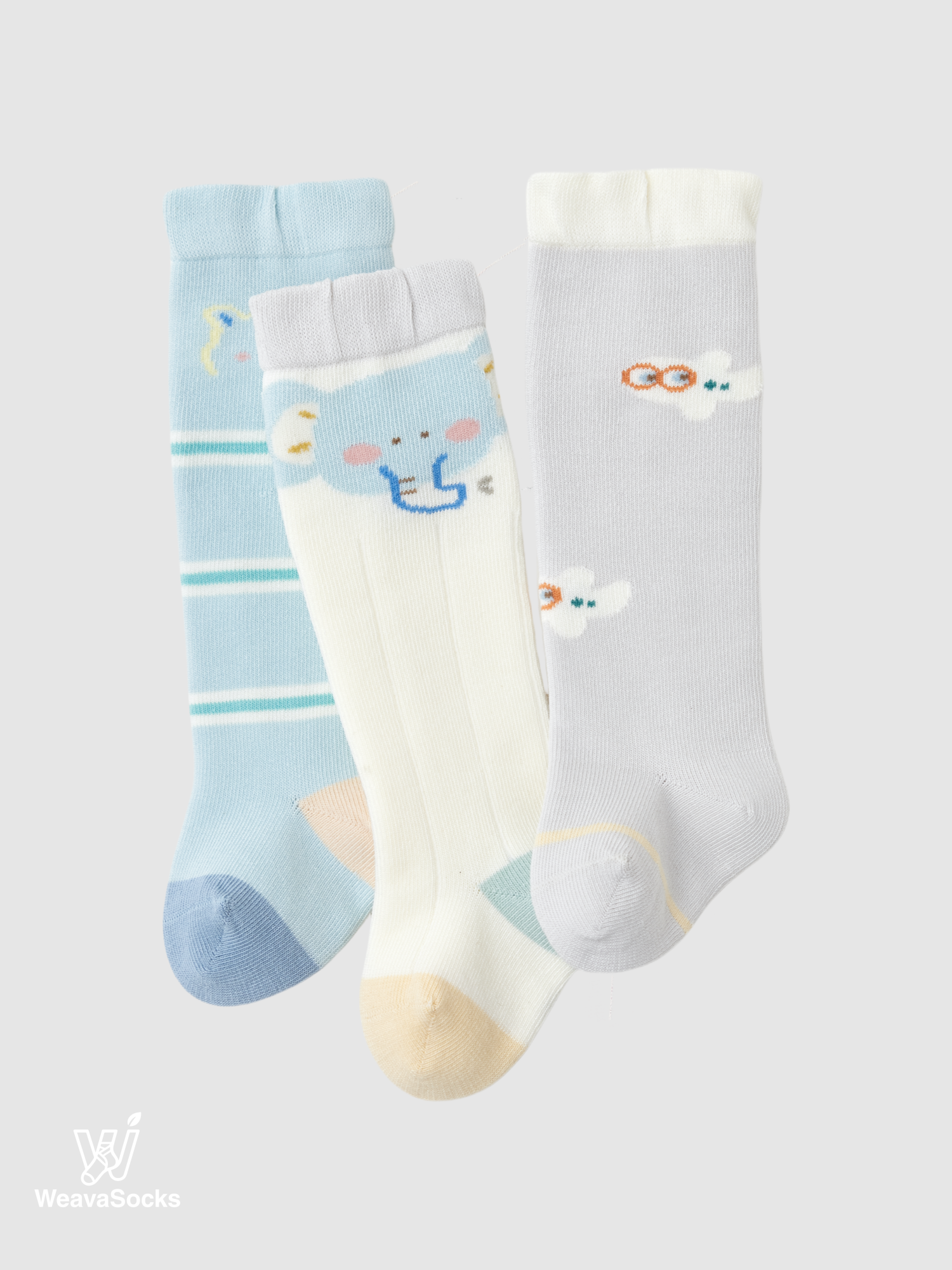 Babies' Baby Knee-High Socks-3 Pack
