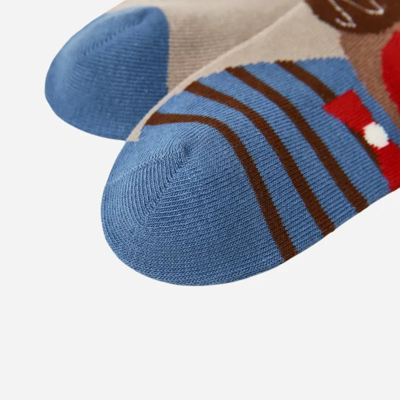 Kid's Musical Animals Novelty Socks - 5 Pairs