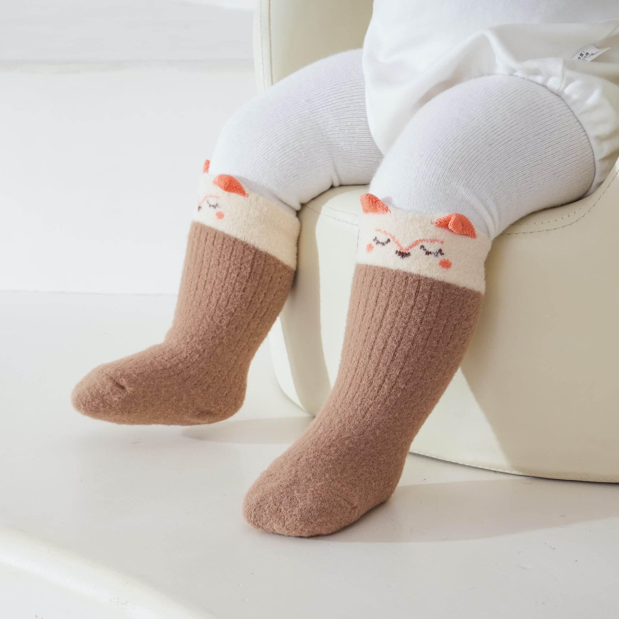 Babies Snoozy Woodland Socks-3 Pack - Weavasocks