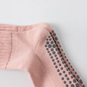 Women's Terry-Lined Pilates 92% Cotton Socks - product photo showing cushioned comfort