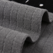 Women's Sheer Ruffle Cuff Socks - detail photo showing seamless stretch comfort