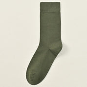 Men's 95% Silky Cotton Extended Business Crew Socks