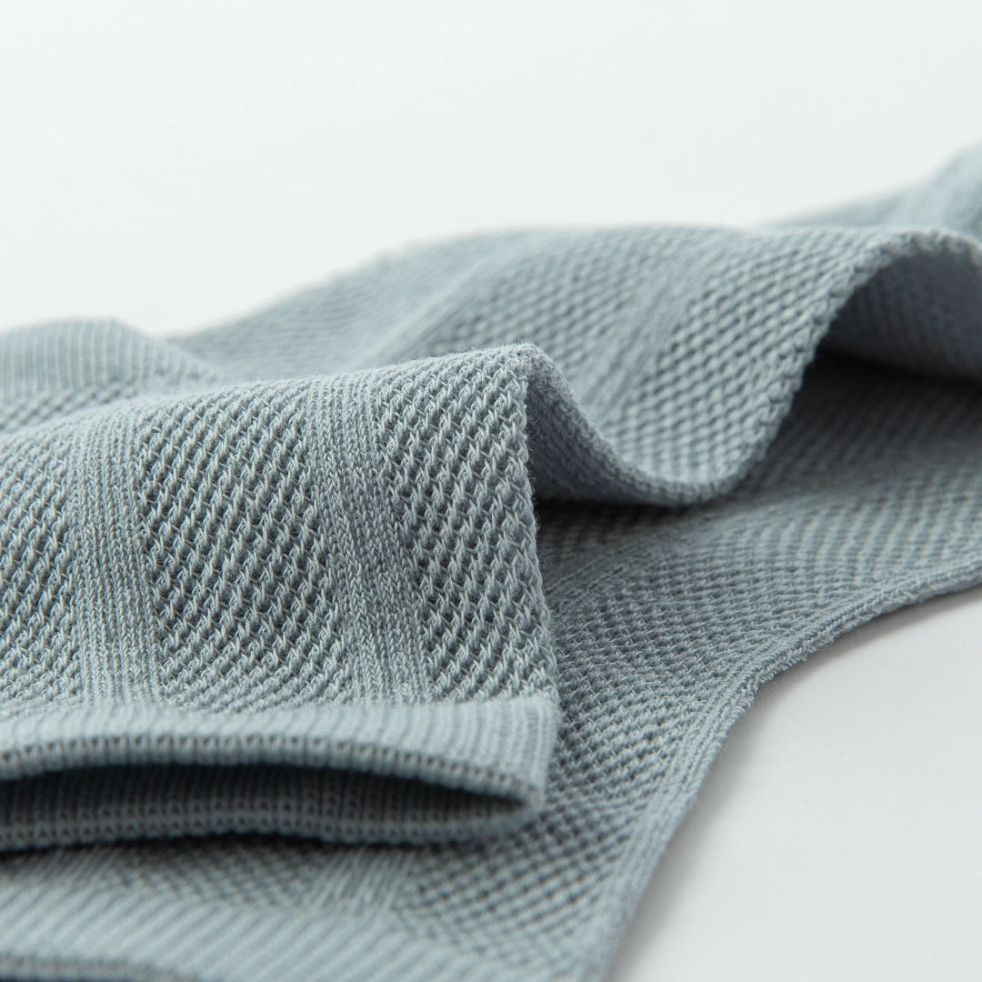 Kids' Organic Cotton Mesh Quarter Socks 4-Pack - sock set showing breathable mesh comfort