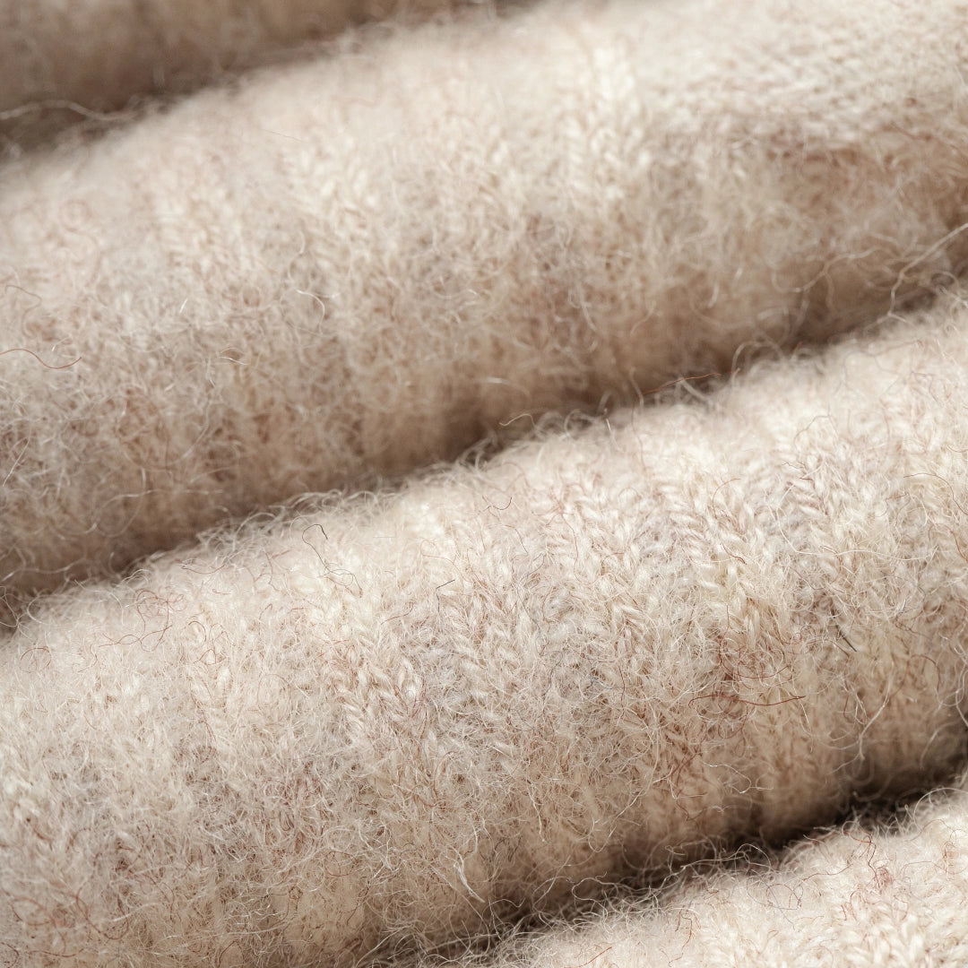 41% Wool Brushed "Fuzzy" Slouch Socks