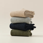 Men's 80% Cotton Drop-Needle Business Crew