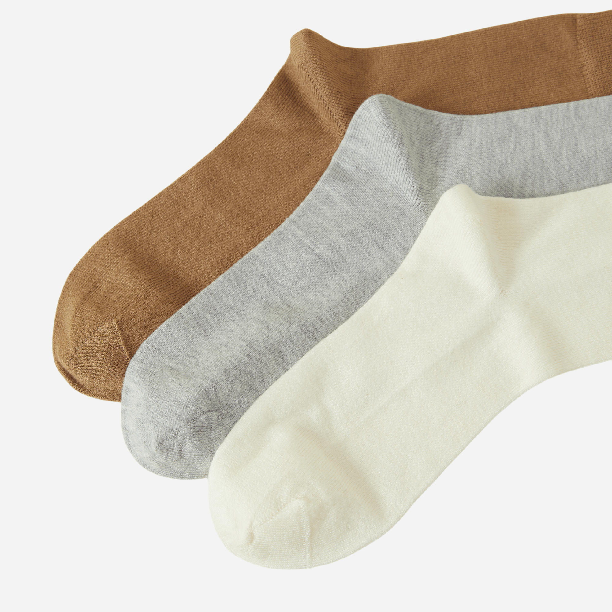 Women's Classic Ribbed Wool & Silk Socks - Single Pair