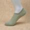 Women's 95% Cotton Ultra-Soft Heathered No-Show Socks - product photo showing soft cotton comfort